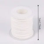 1PC 61 Meters/Roll White Candle Wick Cotton Candle Woven Wick Spool DIY Candle Making Material Smokeless Wax Pure Cotton Core 4