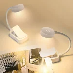 Mini LED Reading Book Light Table Lamp 3 Modes Adjustable Eye Protection Clip-On Study Reading Lamp for Travel Bedroom Book 3