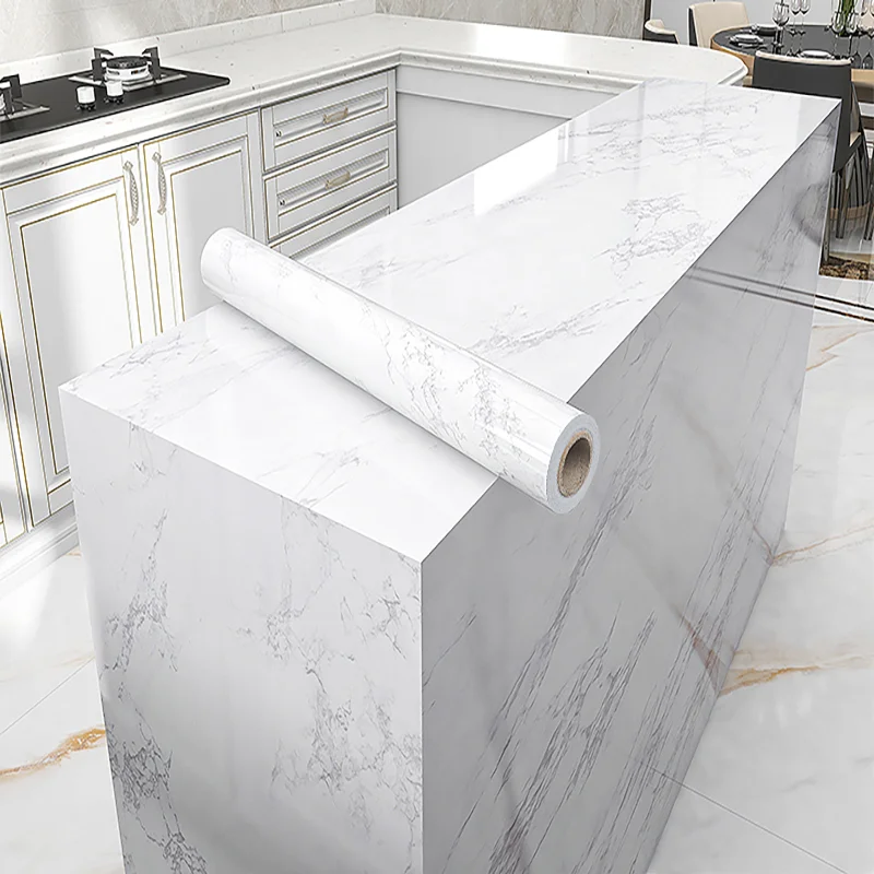 Marble Kitchen Self-adhesive Oilproof Tile Wallpaper Moisture-Proof Countertop Pantry Sticker Bathroom Waterproof Wall Stickers Marble Kitchen Self-adhesive Oilproof Tile Wallpaper Moisture-Proof Countertop Pantry Sticker Bathroom Waterproof Wall Stickers