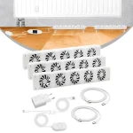 Energy-efficient Fan Heater Radiator Fan For Home Heating Automatic Thermostat Easy Installation Flame Retardant 6