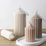 Simply Style Cylindrical Candle Silicone Mold DIY Aromath Candles Soap Making Resin Mold 3D Plaster Craft Home Decor Supplies 2