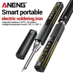 ANENG SL108 96W Smart Soldering Iron, PD/QC Fast Heating, Adjustable Temp 200-450°C, Portable Welding Station 2
