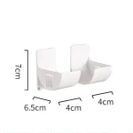 4-pack Punch-free Storage Rack Kitchen Plastic Wrap Garbage Bag Cabinet Storage Rack Refrigerator Side Storage Rack 6