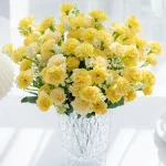 5 forks 15 heads small carnation for wedding arch decor christmas Garland accessories home Floral Arrangement artificial flowers 5