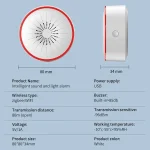 Tuya WiFi ZigBee Alarm Siren Sensor Detector Sound And Light Alarm Home Security System Smart Life APP Alexa Google Assistant 6