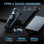 Sejoy Electric Razor for Men Rechargeable Electric Razor Shaving Machines  Mens Electric Shavers, 6