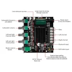 Bluetooth 2.1 Channel Power Amplifier - 50W×2+100W Subwoofer, 12V-24V Audio Module with Bass/Treble Control, DIY & Home Theater 3