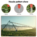Fog Nozzles Irrigation Kit 5M-20M Garden Automatic Spray Misting Plant Watering System with 4/7 PE Hose and Connector 4