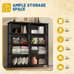 8-Drawer Fabric Dresser for Bedroom, Living Room, or Closet Storage 5