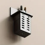 1 functional toothpaste bathroom toothbrush stand wall-mounted toothbrush storage rack bathroom storage rack 4
