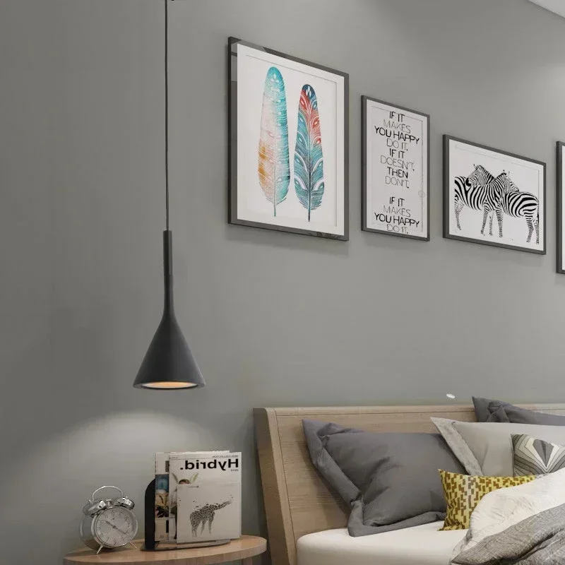 Modern LED pendant light in black and white E27 bedroom table dining room hanging light lampshade home cabinet suitable for Modern LED pendant light in black and white E27 bedroom table dining room hanging light lampshade home cabinet suitable for