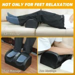 Electric Foot Massager Shiatsu Kneading Deep Tissue Relax Heated Roller Calf Pain Relief Fatigue Muscles Vibrator Machine Health 4