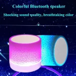 New Mini Portable Car Audio A9 Dazzling Crack LED Wireless Bluetooth 4.1 Subwoofer Speaker TF Card 4