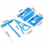 1 PC Flexible Sock Stocking Aid  Injuries Supplies Elderly Helper Wearing Sock Aids Unique Cradle Design Portable Plastic System 5