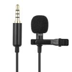 1.5m Mini Portable Lavalier Microphone Condenser Clip-on Lapel Mic Wired USB 3.5mm Type-C Microfon For Phone for Laptop PC 5