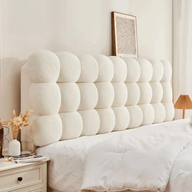 Snowball Tatami Backrest Headboard Soft Cushion Cloud Sponge Self-adhesive Cover Anti-collision Pillow Cream Wind Bed Head Snowball Tatami Backrest Headboard Soft Cushion Cloud Sponge Self-adhesive Cover Anti-collision Pillow Cream Wind Bed Head