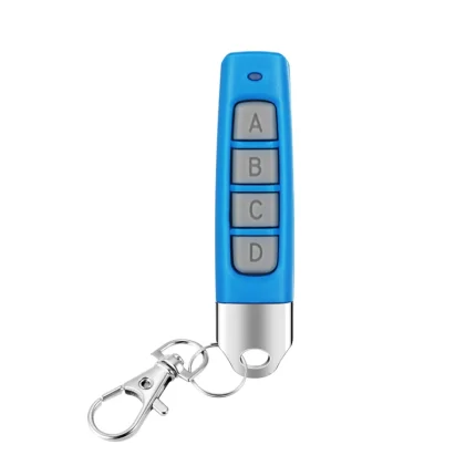 433MHz Auto Copy Wireless Remote Control Clone Cloning Code Duplicator for Garage Door Electric Gate Opener 4Keys RF Transmitter