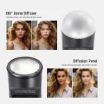 NEEWER CRM2 Magnetic Accessories Kit for Round Head Flash Z1-C Z1-N Z1-S Z2-C Z2-N Z2-S Compatible with Godox V1 Speedlites 4