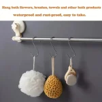 10pcs Stainless Steel S Shaped Hook Kitchen Bathroom Clothing Hooks Multi-functional Metal Hanging Hook 4