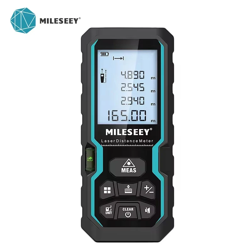 Mileseey S6 Laser Distance Meter 40m/120m, Rangefinder with Level Bubble , LCD Display with Backlit, Measure Tools for Home Mileseey S6 Laser Distance Meter 40m/120m, Rangefinder with Level Bubble , LCD Display with Backlit, Measure Tools for Home