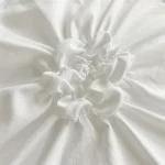High Quality Three-dimensional Twist Flowers Bedding Set Queen Pinch Pleated Crafts Duvet Cover Set Double Blanket Cover Sets 3