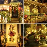 23-99ft LED Solar Light 50-300 Lights Outdoor Waterproof Fairy Garland Lights Christmas Party Halloween Decorations Solar Lights 2