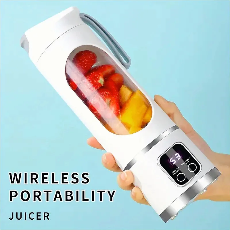 blender juicer Portable Electric Juicer 450ml 8 Blades Travel Juicer Machine Chargeable Shakes Smoothie Blenders Fresh Juice Cup blender juicer Portable Electric Juicer 450ml 8 Blades Travel Juicer Machine Chargeable Shakes Smoothie Blenders Fresh Juice Cup