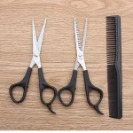 3pcs 7-inch Scissors Sets-Suitable for Thinning and Styling Hair-for Men and Women for Finishing, Point Cuts, and Flat Cuts 6