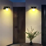 Solar Lights Outdoor Garden Solar Powered Wall Lamp Waterproof Motion Sensor Pathway Light Landscape Path Yard Backyard Lawn 6