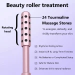 24 Germanium Face Massage Beauty Acupoint Roller Stick Wholesale Beauty Roller Tool Face Gua Sha Massager Women Skin Care Beauty 5