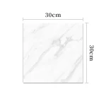 10-50Pcs PVC Marble Wall Stickers Self-Adhesive Thickened Tile Sticker Bathroom Waterproof Floor Sticker Kitchen Home Decoration 6
