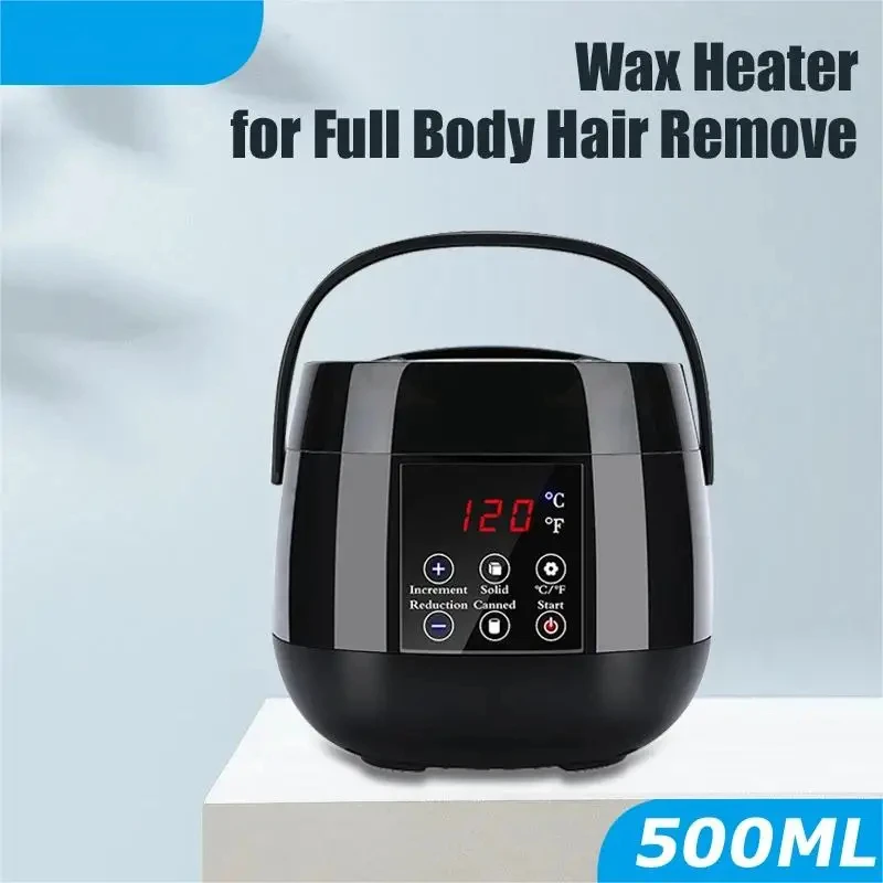 500ML Wax Warmer Digital Wax Heater for Professional Hair Removal Waxing Beans Heating Machine Depilation Epilator Wax-melt Pot 500ML Wax Warmer Digital Wax Heater for Professional Hair Removal Waxing Beans Heating Machine Depilation Epilator Wax-melt Pot