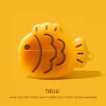 3D Taiyaki Cartoon Earphone Case for AirPods 4 2024 Wireless Earbuds Charging Cover for AirPods Pro 3 2 Earphone Accessories 2