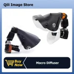 Universal Flash Diffuser Softbox Speedlight Reflector Snoot Camera Accessories for Macro Lens Shooting