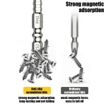 Non-slip PH2 Magnetic Batch Head Cross Screwdriver Hardness Drill Bit Screw Driver Hand Tools 25/50/65/70/90/150mm 3