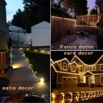 LED Solar String Lights Garden Waterproof Tube Rope Lamp Christmas Garland Fairy Lights For Outdoor Holiday Home Decoration 3