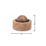 Solid Wood Spherical Essential Oil for Fragrance Enhancement Home Bedroom Aromatherapy Eliminate Room Odor with Home decoration 4