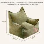 Single  Small Sofa Chair Children's Bedroom Living Room Baby Sofa Bean Bag Single Leisure Chair Thickened Portable Sofa Chai 6