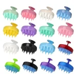 Silicone Shampoo Brush Head Scalp Massage Comb Hair Root Itching Clean The Scalp Thoroughly Body Massage Brush Bath Brush 6
