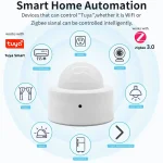 Tuya Zigbee 3.0 PIR Motion Sensor & Light Detector Infrared Smart Sensor Wireless Home Alarm System Works with Alexa Google Home 5