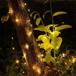 Fairy Lights AA Battery Powered 1M 10 2M 20 3M 30 5M 50 10M 100Leds Silver Led Copper Wire String Light Decorative Fairy Lights 4
