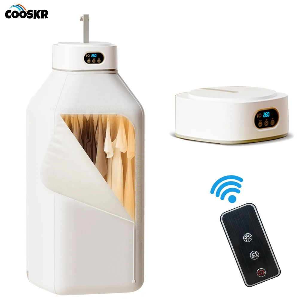 Portable Clothes Dryer Folded Electric Clothing Dryer Multifunctional Intelligent Timed Warm Laundry Dryer with Remote Control Portable Clothes Dryer Folded Electric Clothing Dryer Multifunctional Intelligent Timed Warm Laundry Dryer with Remote Control