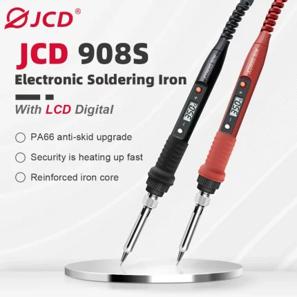 JCD Soldering Iron 908S Series 60W/80W Multi-function Button Adjustable Temperature 110V/220V LCD Digital Display Welding Tools