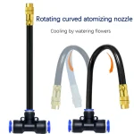 5-20M Universal Automatic Irrigation Sprinkler Kit Rotating Copper Nozzle Garden Balcony Atomization Sprinkler Watering Kits 2