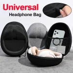 Universal Headphone Case for Sony WH-1000XM4 MDR-ZX100 WH-CH720N Headset Storage Bag Hard Shell Earphone Carrying Pouch Box 2