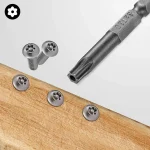 11 PCS  Torx Security Bit Set S2 Steel Magnetic Security Screwdriver Set 50/100mm Star Screwdriver Set for Shark Vacuum T6-T40 5