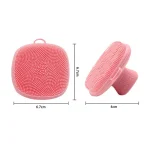 Silicone Face Scrubber for Men and Women Facial Cleansing Brush Silicone Face Wash Brush Manual Cleansing Skin Care Face Brushes 6
