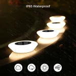 1/4Pack Solar Ground Lights,14LED Waterproof Outdoor Landscape Light, LED Lawn Lamp, for Garden Pathway Yard Deck Camping Decor 6
