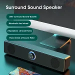 HOMEFISH Computer Desktop High-quality Bluetooth Wired Dual-purpose High-volume Microphone Two-in-one Speaker 3