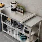 PVC Stainless Brushed Silver Removable Wallpaper Decor Film Vinyl Waterproof Oil-proof House Appliance Kitchen Elevator Sticker 5